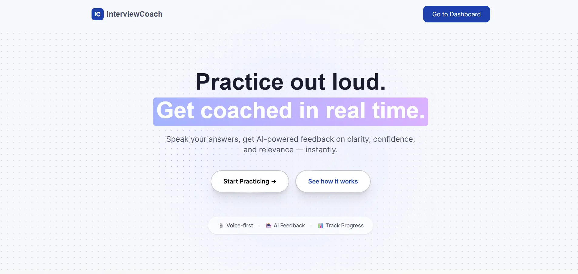 InterviewCoach preview